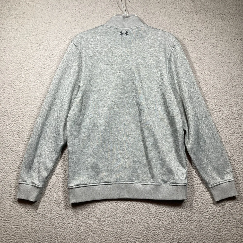 Youngstown‎ State Penguins 1/4 Zip Pullover Adult Medium Gray Sweatshirt Sweater